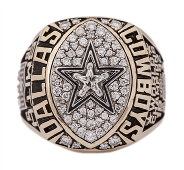 1992 Dallas Cowboys Super Bowl XXVII Champions Player Ring - Presented To Jimmy Smith (PSA/DNA)